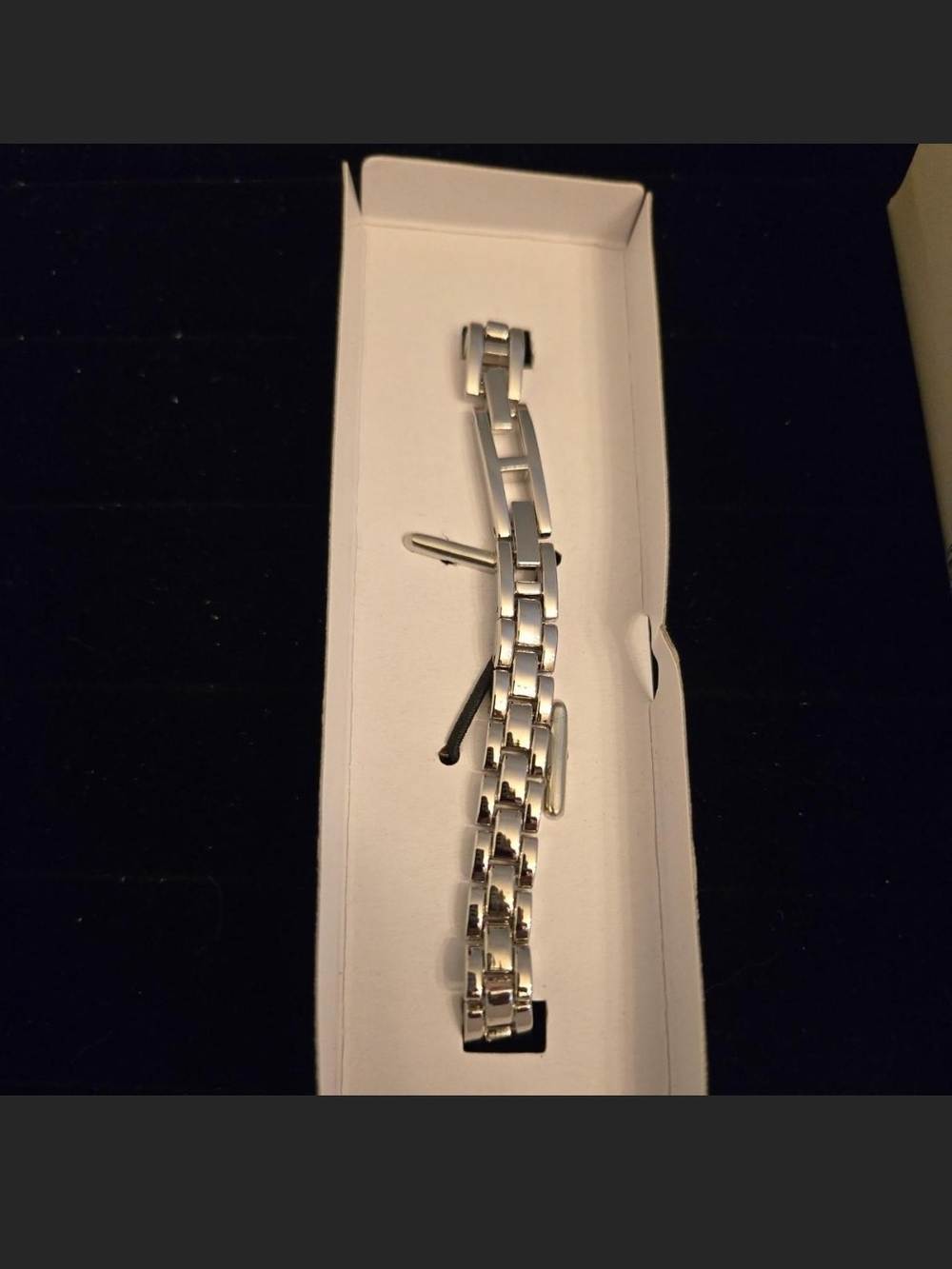 Avon Silver Rhinestone Bracelet Watch - Picture 2 of 2